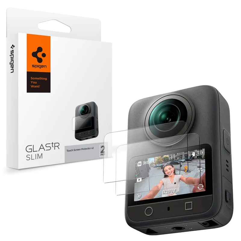 Spigen DJI Osmo 360 GLAS.tR Slim Screen Protector 2PCS (Clear)