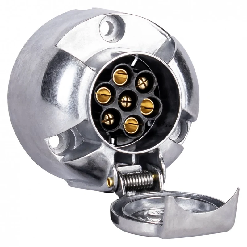 12N Metal Trailer Socket 7-polig