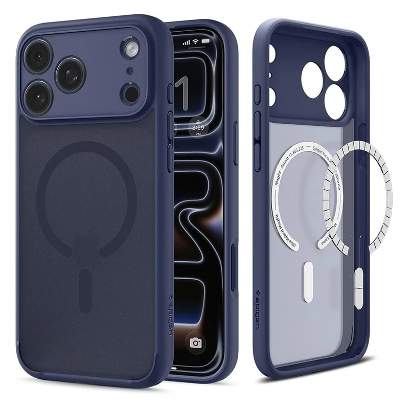 SPIGEN Ultra Hybrid MagSafe Case for iPhone 18 Pro Max/17 Pro Max (Frost Deep Blue)