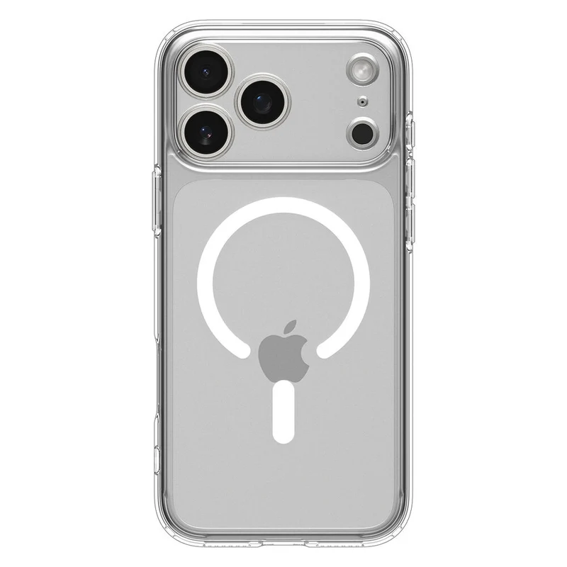 SPIGEN Ultra Hybrid MagSafe Case for iPhone 18 Pro Max/17 Pro Max (Clear Case/White Ring)