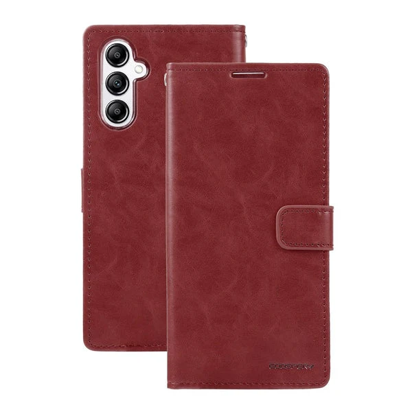 Goospery Bluemoon Diary for Galaxy A26 - Wine
