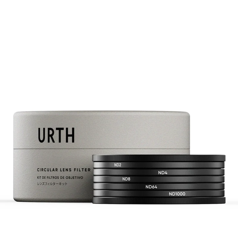 Urth 77mm ND2, ND4, ND8, ND64, ND1000 Lens Filter Kit (Plus+)