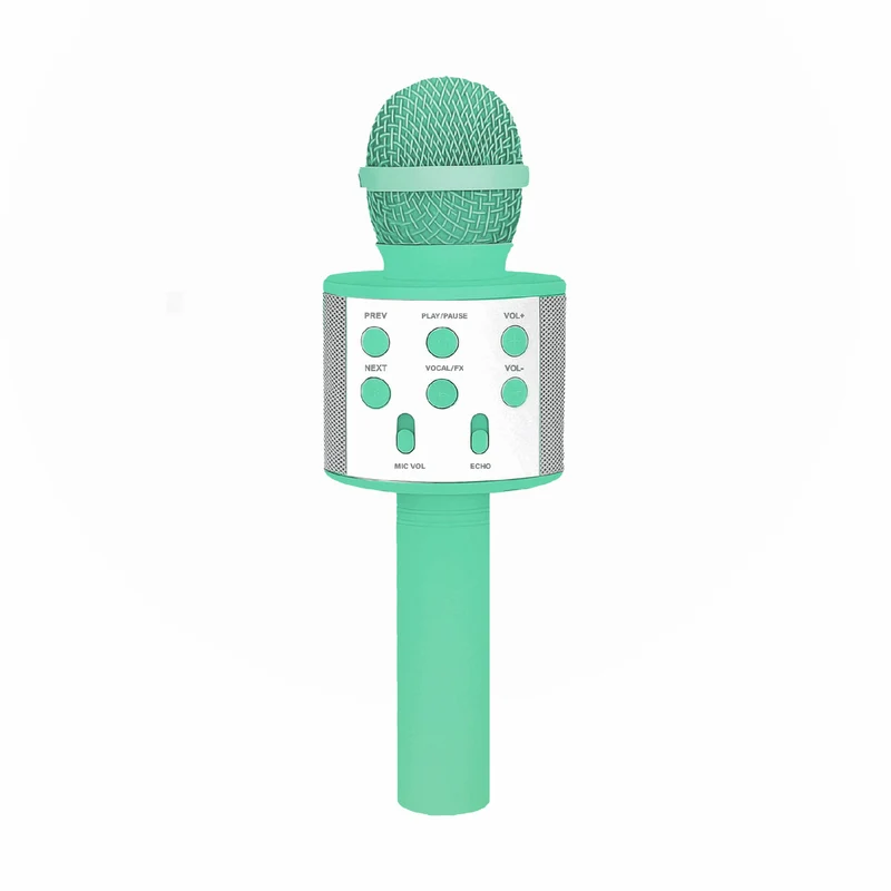 Laser Wireless Karaoke Microphone with Speaker (Aquatic Awe)