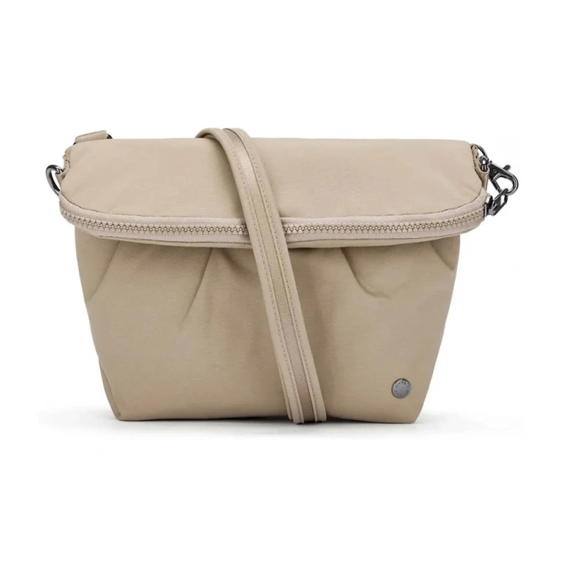 Pacsafe Citysafe CX Anti-Theft Convertible Crossbody Bag Taupe