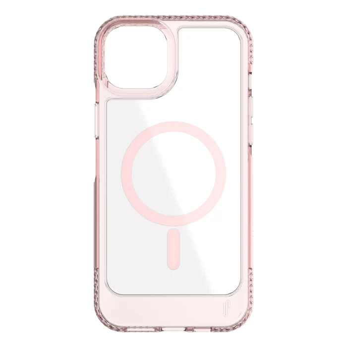 UR U-Model Bumper Clear Case for iPhone 15 Pro Magsafe (Pink)