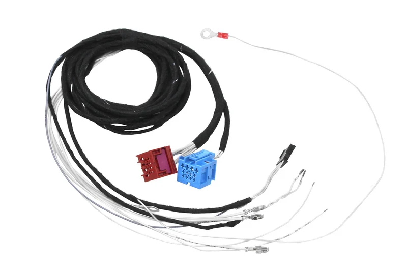 Cable set swiveling trailer hitch - central electrics for Audi A6 4F