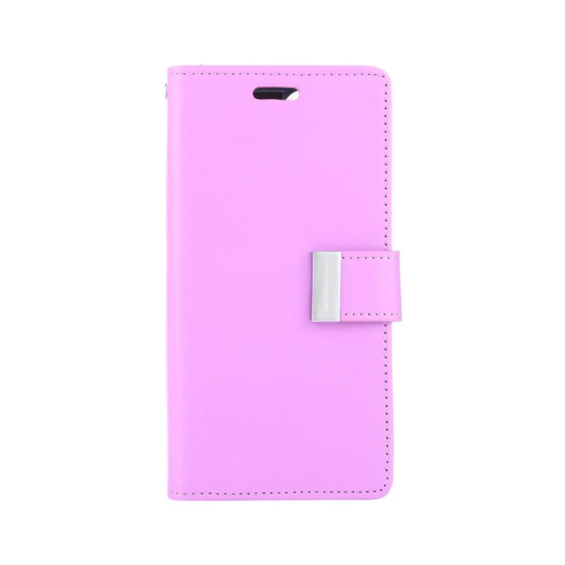 Goospery Rich Diary Case for iPhone 14 Pro Max - Purple