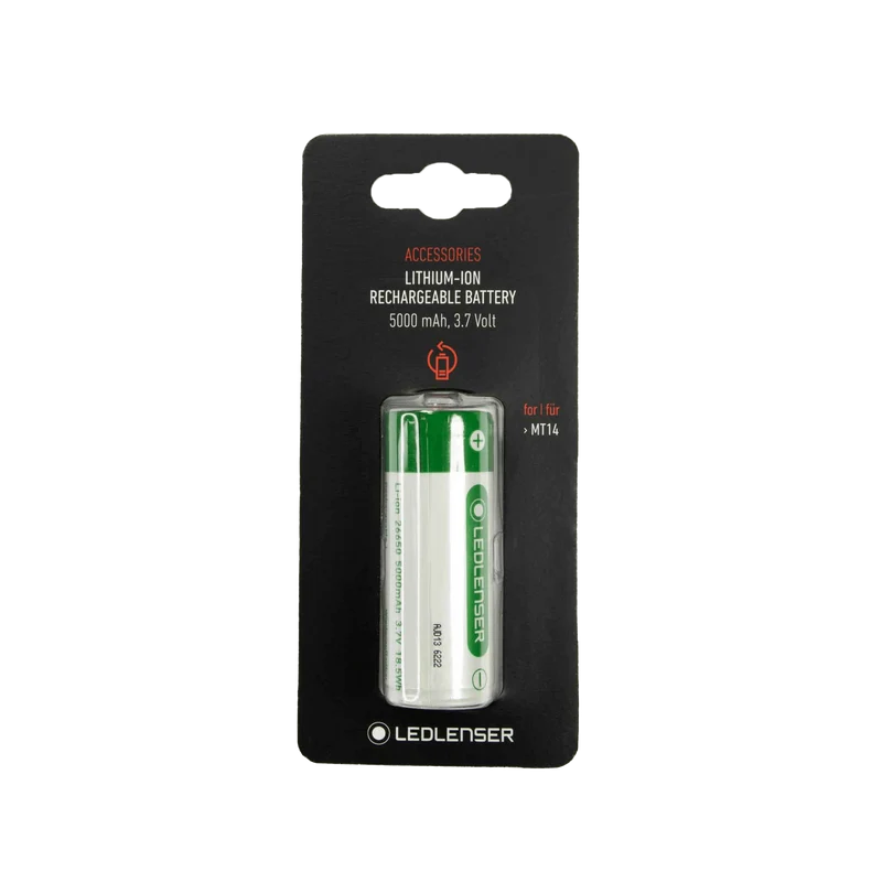 Ledlenser 26650 Rechargeable Battery 5000mAh 3.7V MT14