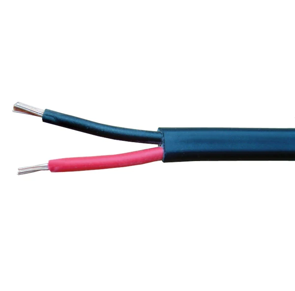 Twin Core Auto-kabel / 2 x 1 mm² platt tunnväggskabel