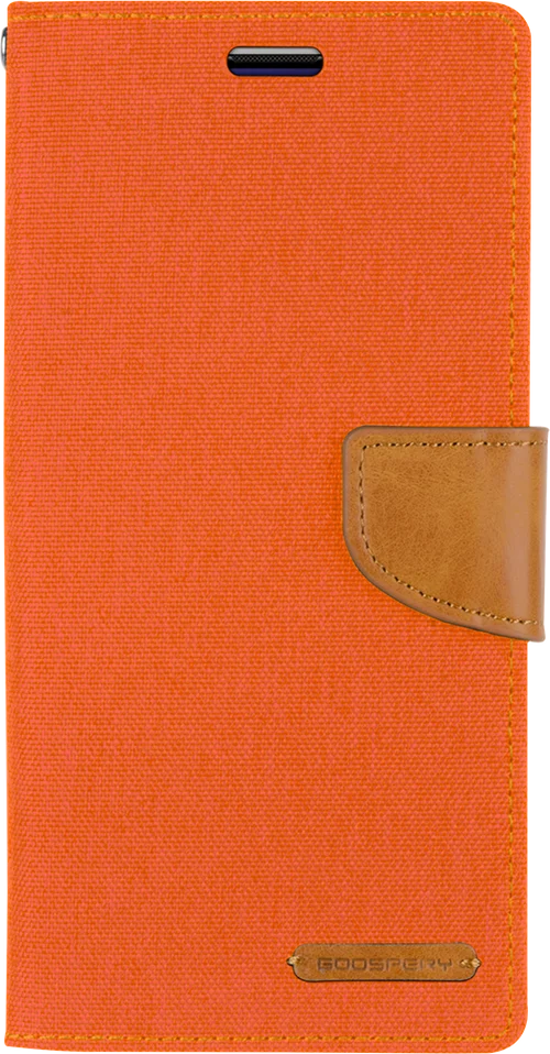 Goospery Canvas Diary For iPhone XS Max - orange