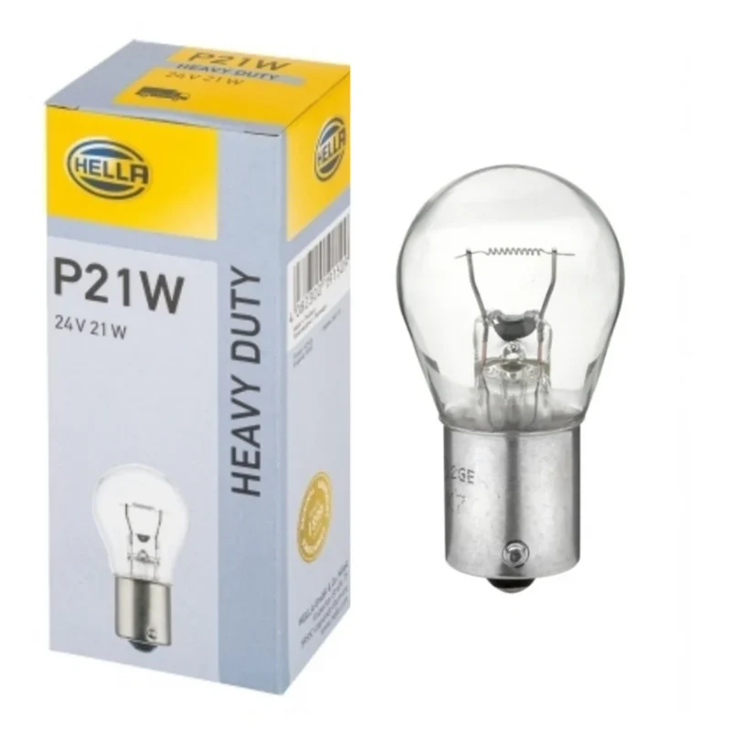 Hella Heavy Duty 24v Baklykta Blinkerlampor BA15s / 21w SCC / Nr 241 / Pack of 10