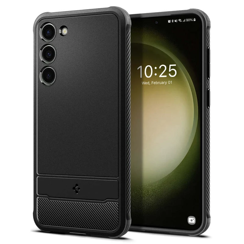 SPIGEN Rugged Armor Case for Galaxy S23 (Black)