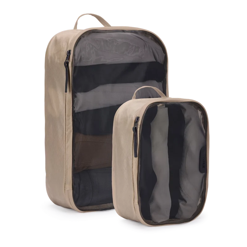 Thule Small & Medium Packing Cube Set Travel Organiser in Gentle Beige