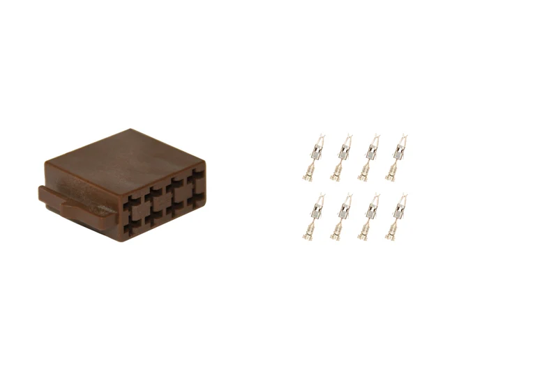 Repair kit connector 8 pin for ISO loudspeaker plug housing