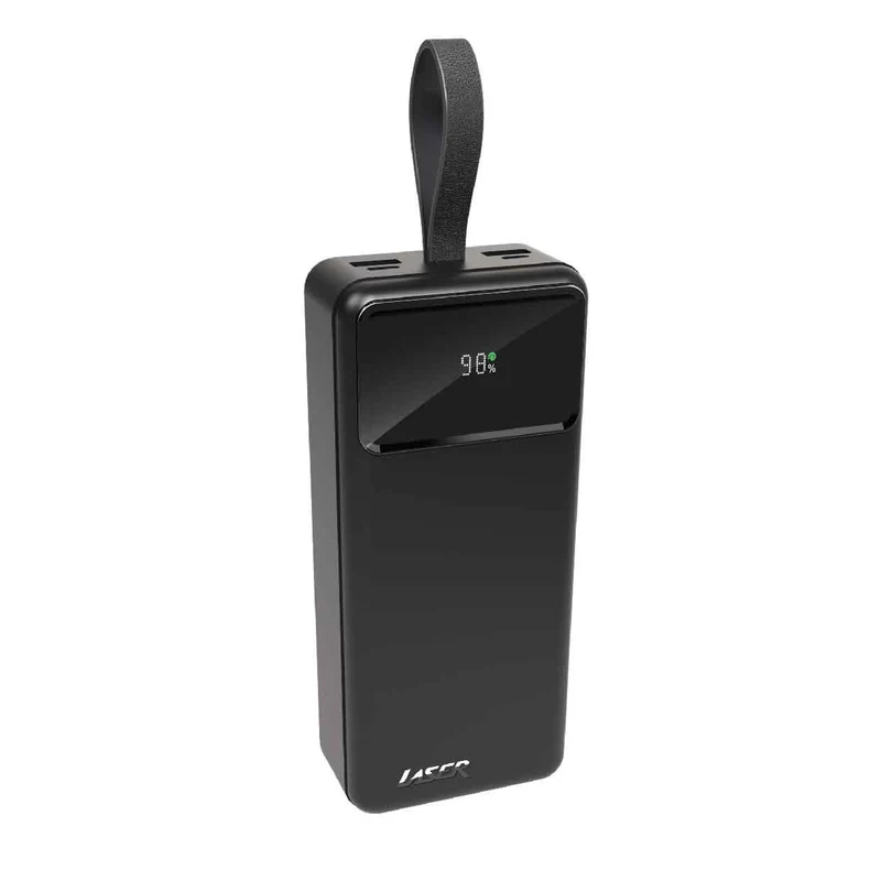 Laser 27000mAh Powerbank 18W PD LED Indicator Fast Charge (Black)