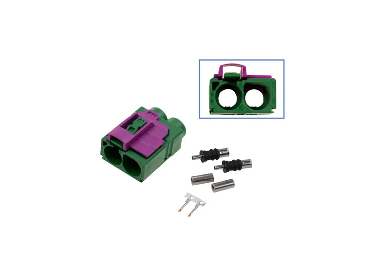 FAKRA double socket - female