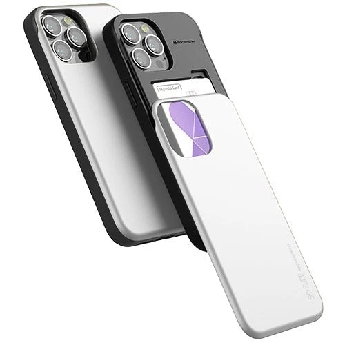Sky Slide Bumper Case for iPhone XS Max (Silver)