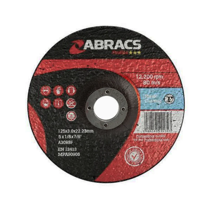 Abracs Proflex kapskiva med intryckt centrum / 125 x 3 mm / 2-pack