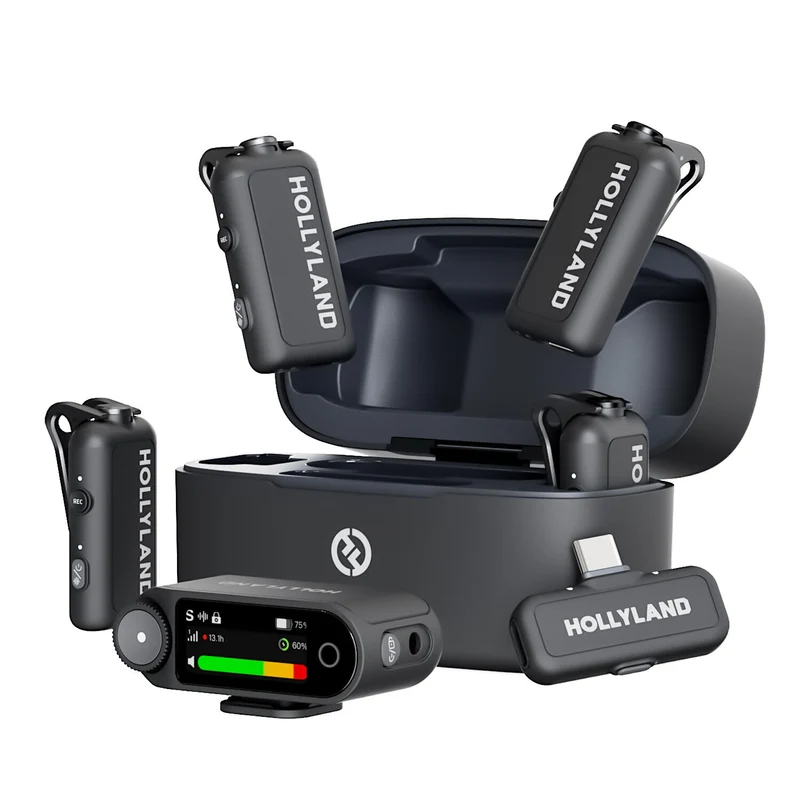 Hollyland Lark Max 2 Wireless Microphone Quad Combo Kit