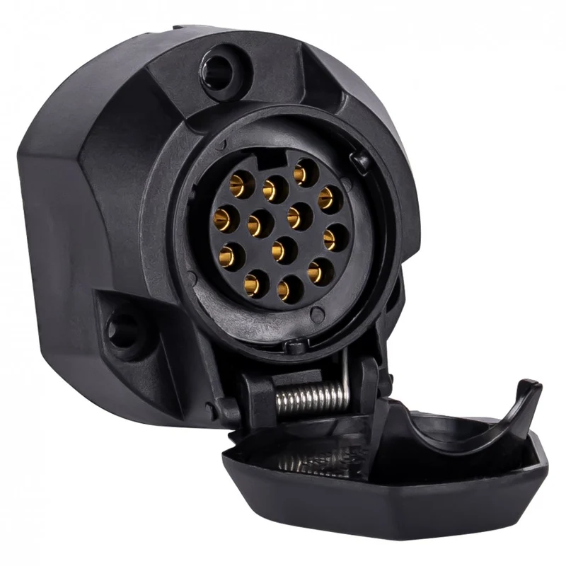 12v 13 poligt uttag för 12v släp