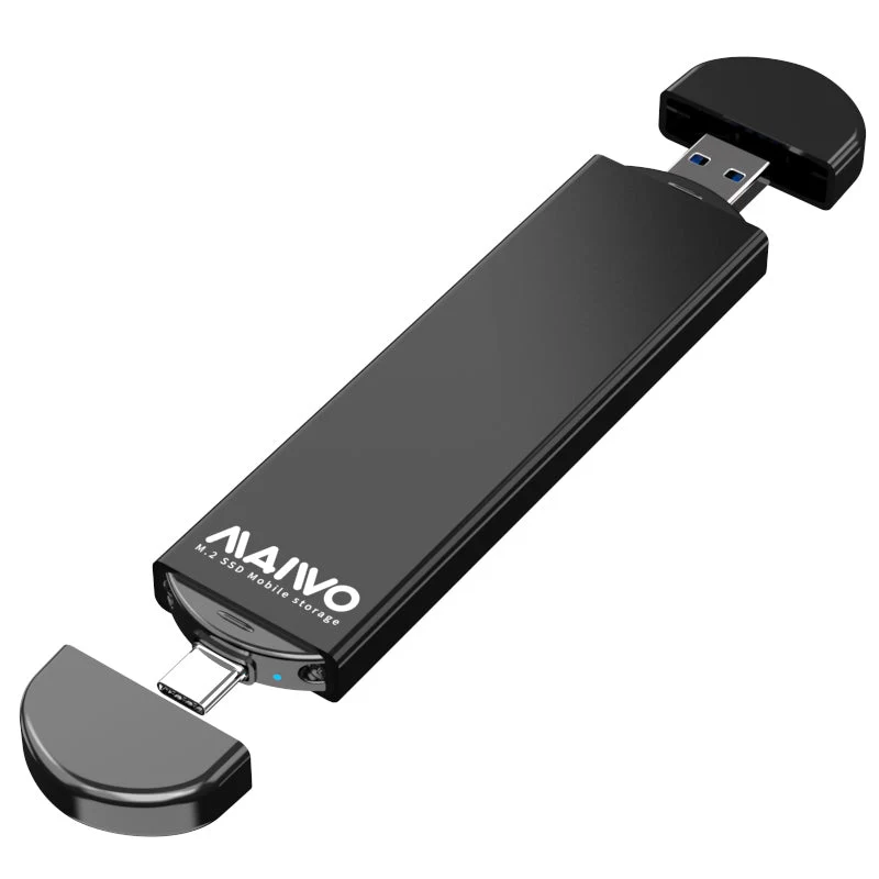 Maiwo K1683P2 Extern kabinett M.2 NVMe/SATA SSD, 10Gbps