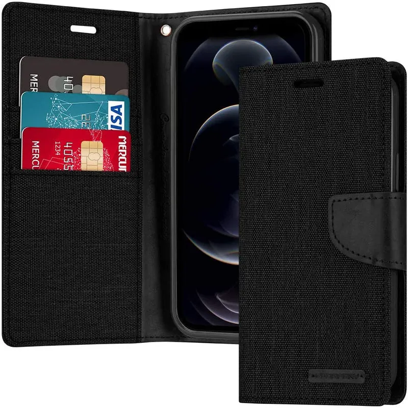 Goospery Canvas Diary for iPhone Air - Black