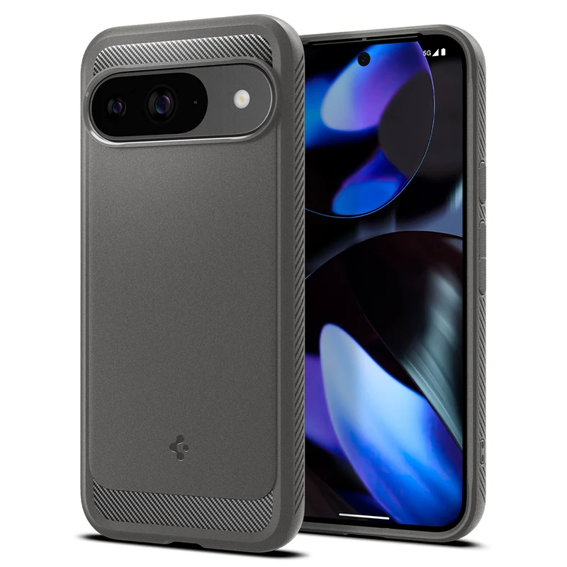 Spigen Google Pixel 9 Rugged Armor Case (Marble Grey)