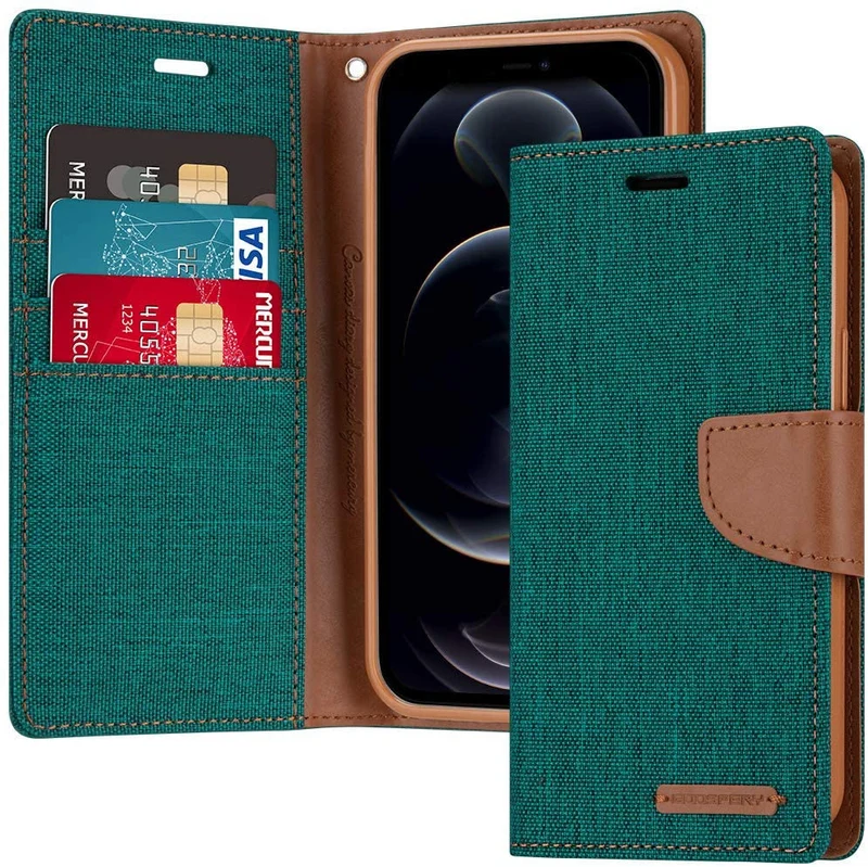 Goospery Canvas Diary for iPhone Air - Green
