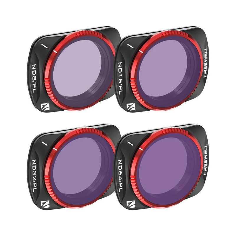 Freewell 4-pack Bright Day Series Filter Set for DJI Osmo Pocket 3