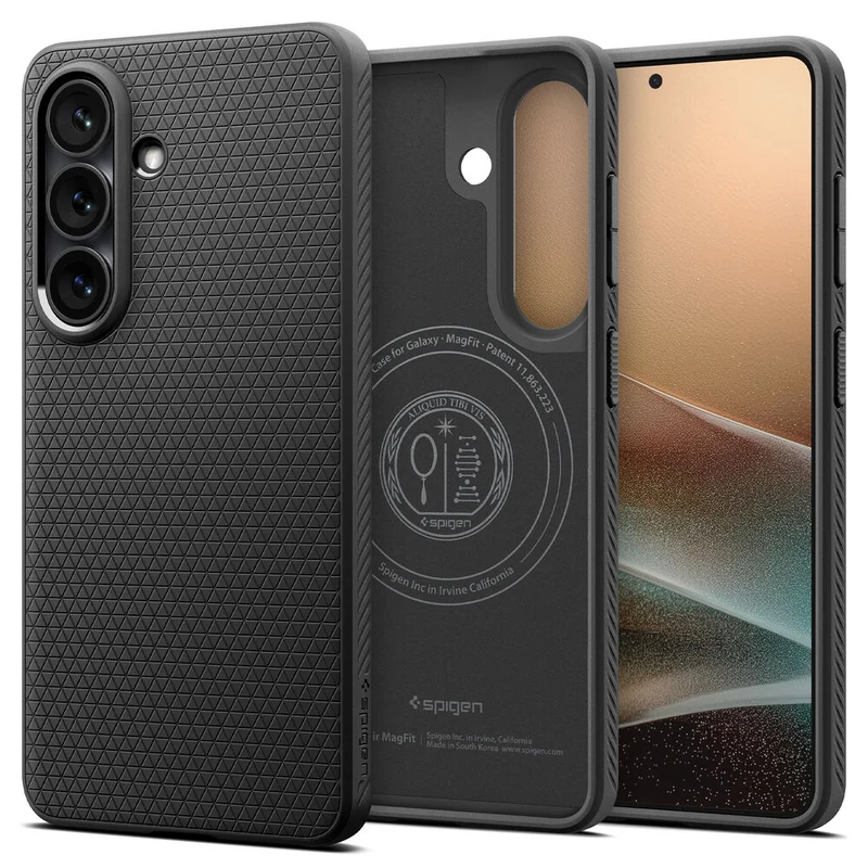 Spigen Galaxy S26 Liquid Air (MagFit) Case (Black)