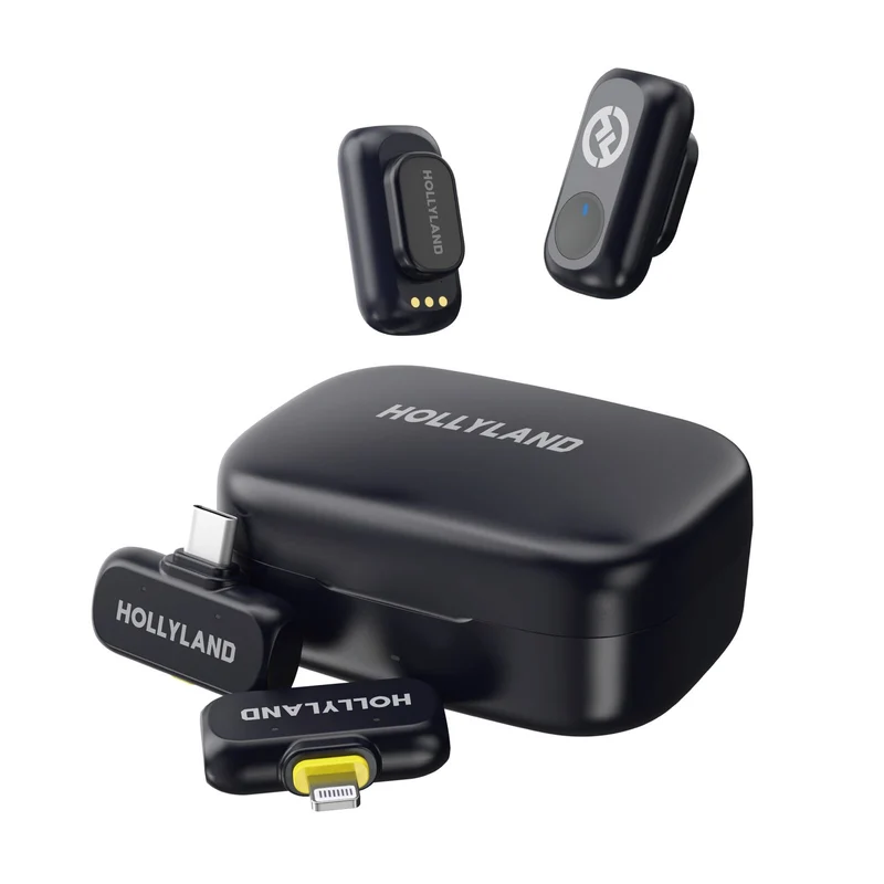 Hollyland Lark A1 Wireless Microphone Kit for Smartphones (Black)