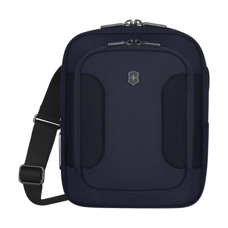 Victorinox Werks Traveler 7.0 Expandable 14" Laptop Crossbody Bag Navy Blue