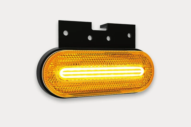 Fristom bärnstensfärgad sidomarkeringslampa med LED Stripe