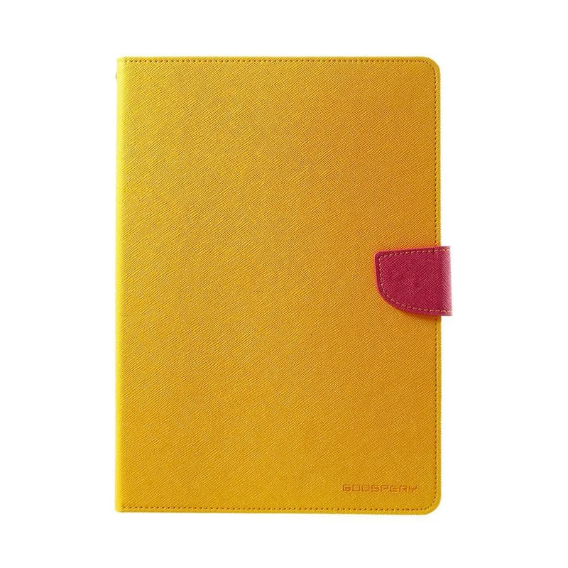 Goospery Fancy Diary Case for iPad Pro 11" 2nd / 3rd / 4th Gen - Yellow / Hot Pink