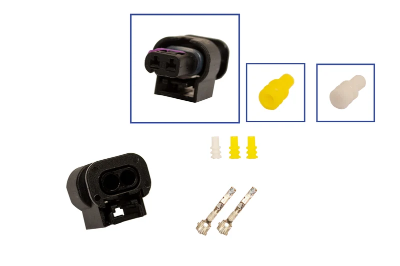 Repair kit connector 2 pin 4H0 973 702 plug housing for VW Audi Seat Skoda