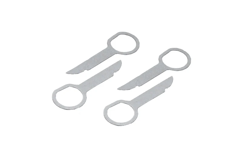 Radio removal key 4x for VW, Ford, Audi, Seat, Skoda, Mercedes