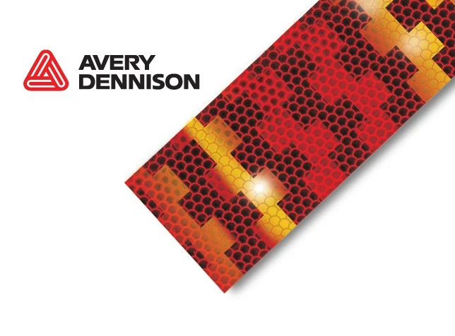 Avery Dennison Conspicuity Tape ECE 104 Godkänd, 12.5 m RÖD