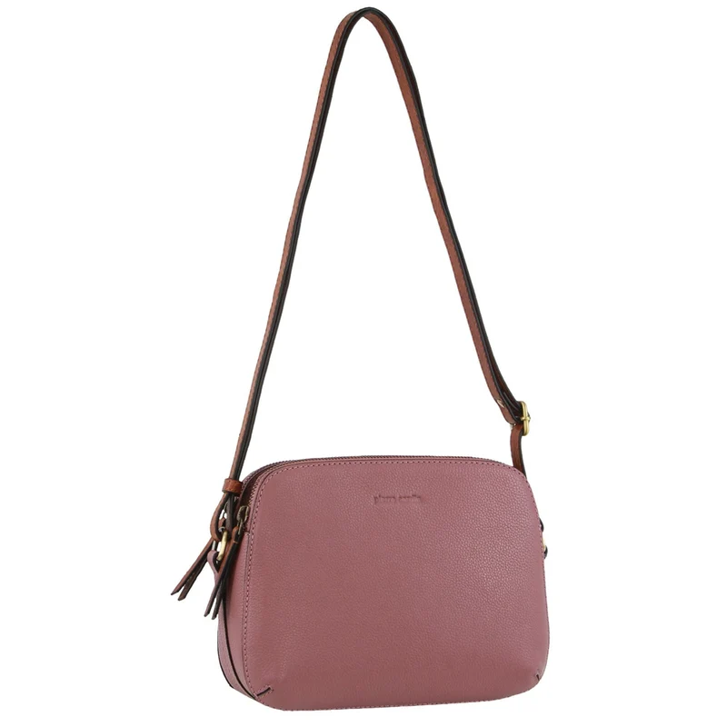 Pierre Cardin Women's Leather Classic Shoulder Crossbody Bag 24x17cm Rose