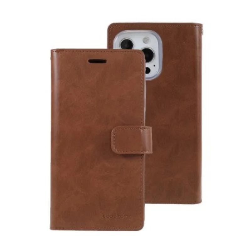 Goospery Mansoor Diary for iPhone 16 Plus - Brown