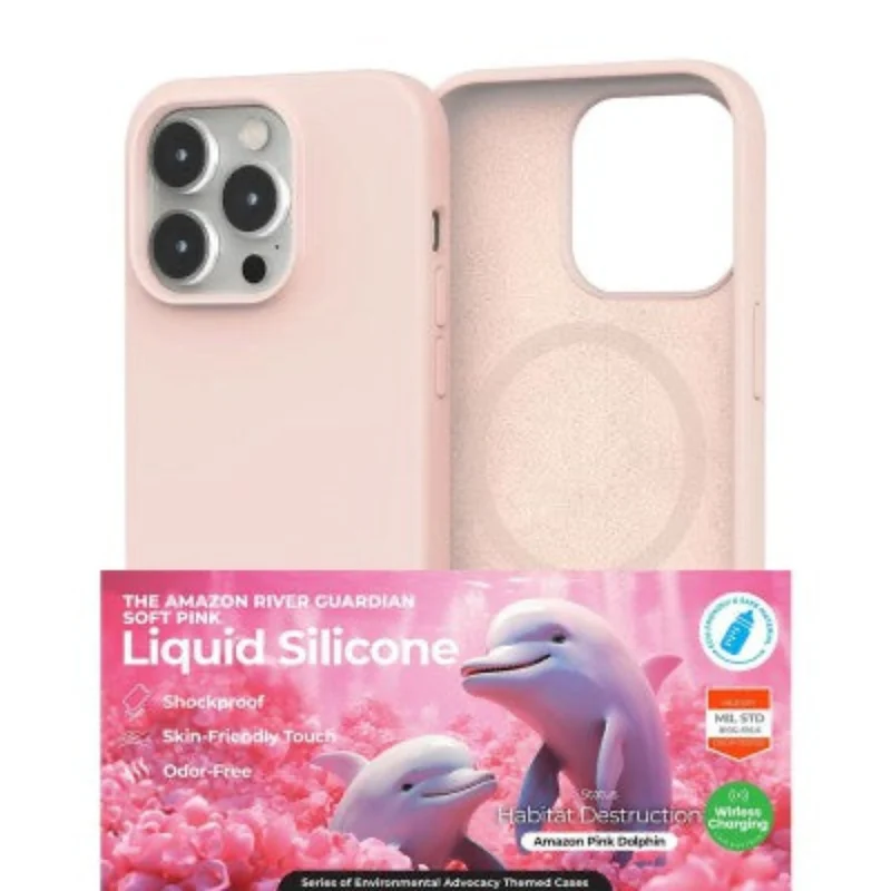 Redefine Liquid Silicone For iPhone 16 - Pink