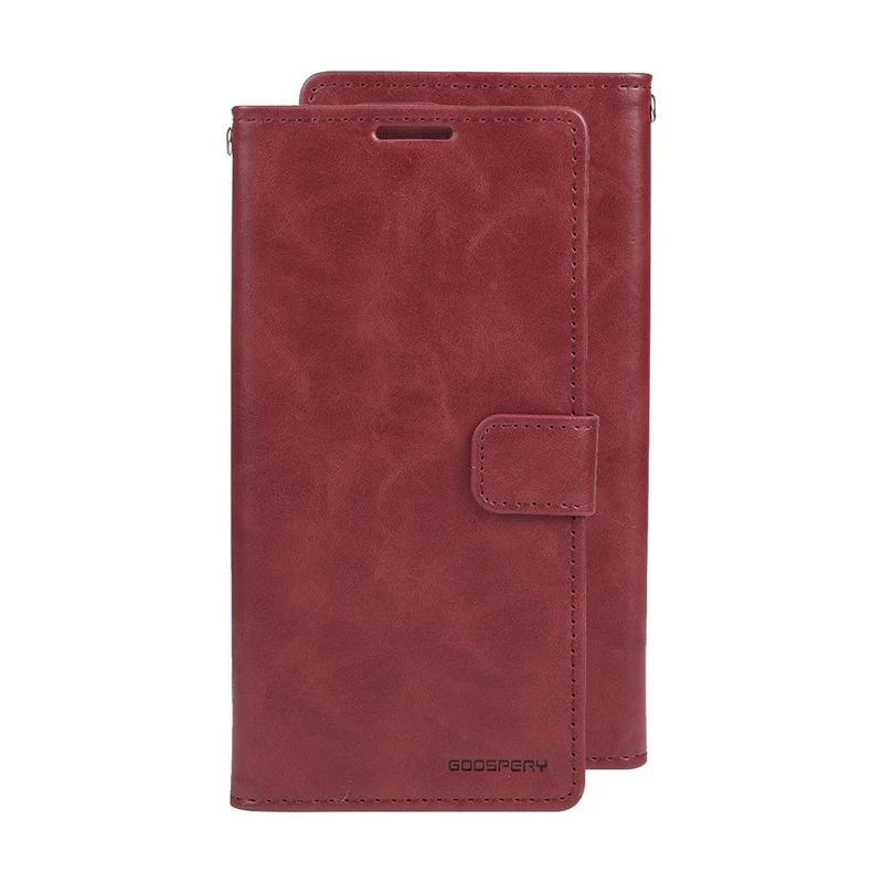 Goospery Bluemoon Diary for iPhone 17 - Wine, Non-Magsafe