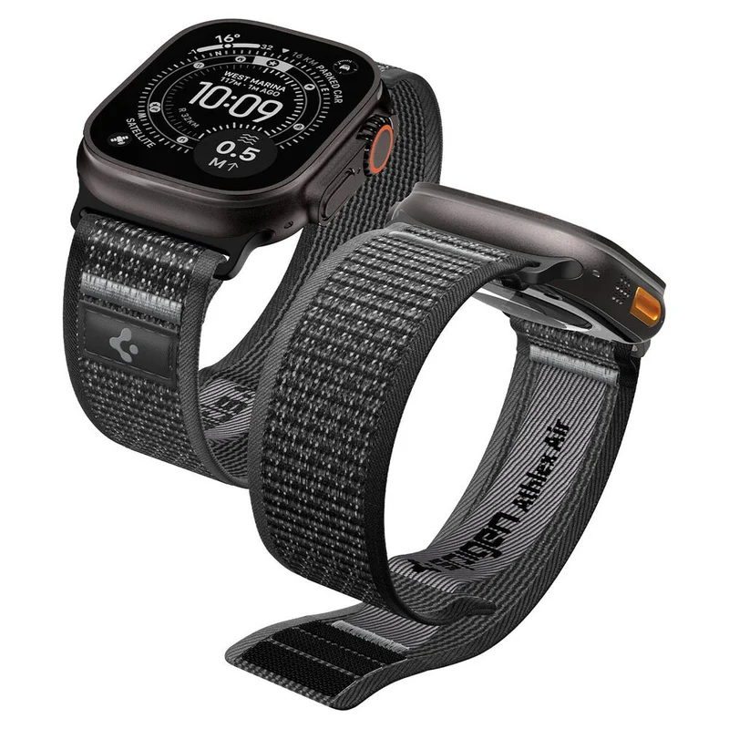 Spigen Apple Watch 49mm 46mm 45mm 44mm 42mm Athlex Air 2 Band (Active Black Grey)