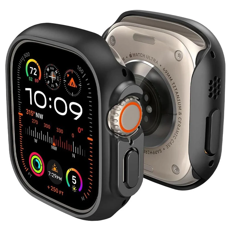 Spigen Apple Watch Ultra 4/3/2/1 49mm Thin Fit Case (Black)