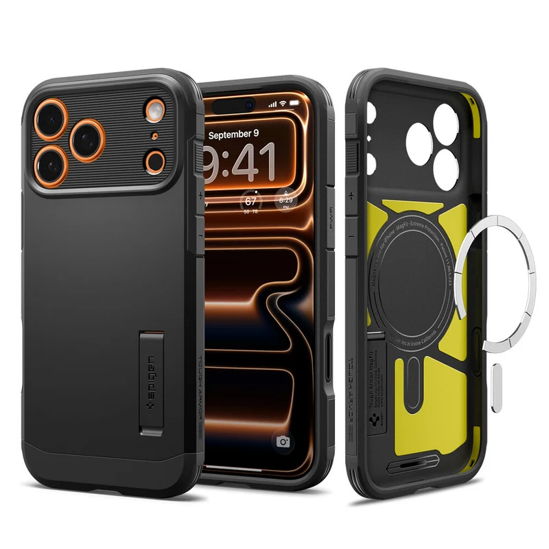 SPIGEN Tough Armor T MagSafe Case for iPhone 18 Pro Max/17 Pro Max (Black)