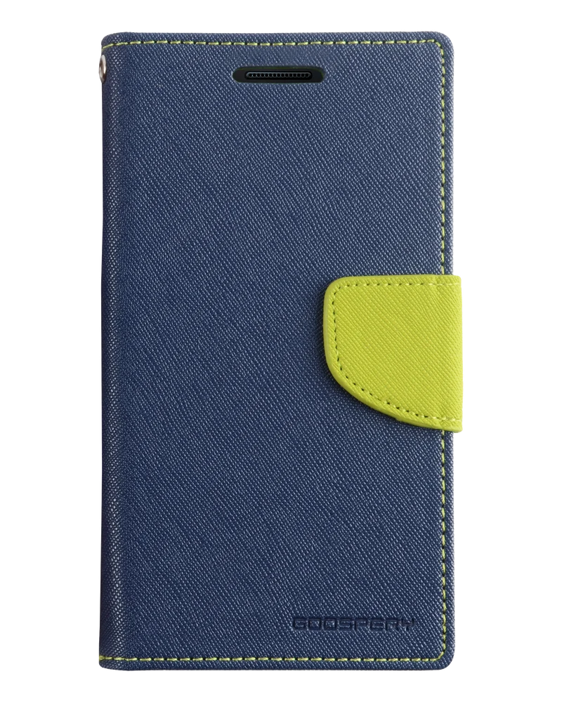 Goospery Fancy Diary for iPhone 11 Pro - Navy/Lime
