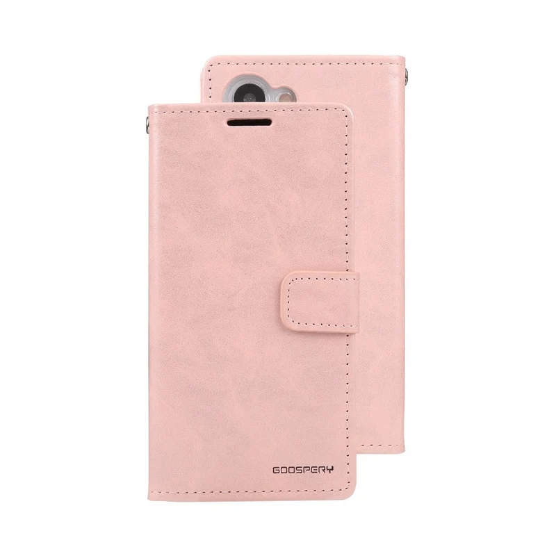 Goospery Bluemoon Diary for Galaxy S23 Plus - Rose Gold