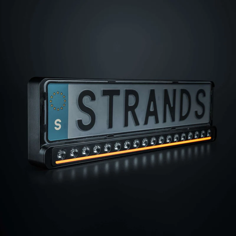 Strands D-Line Nummerplåts-LED-ljusramp
