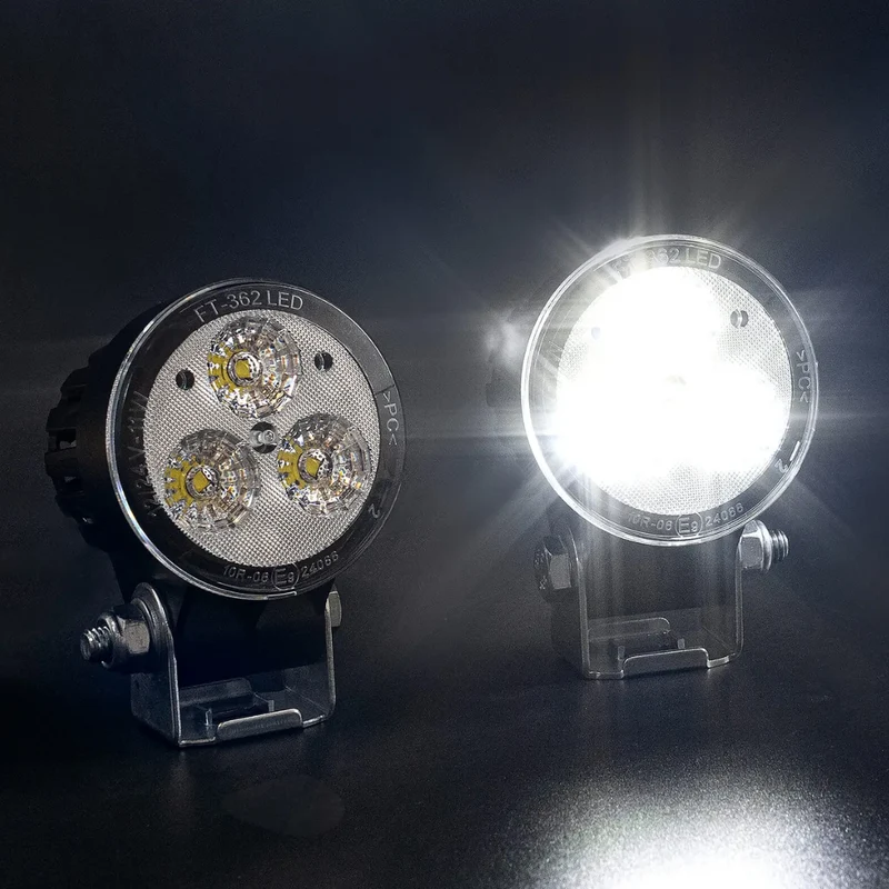 Fristom Rund LED Arbetslampa / Spotlight eller Floodlight / 1200 lm