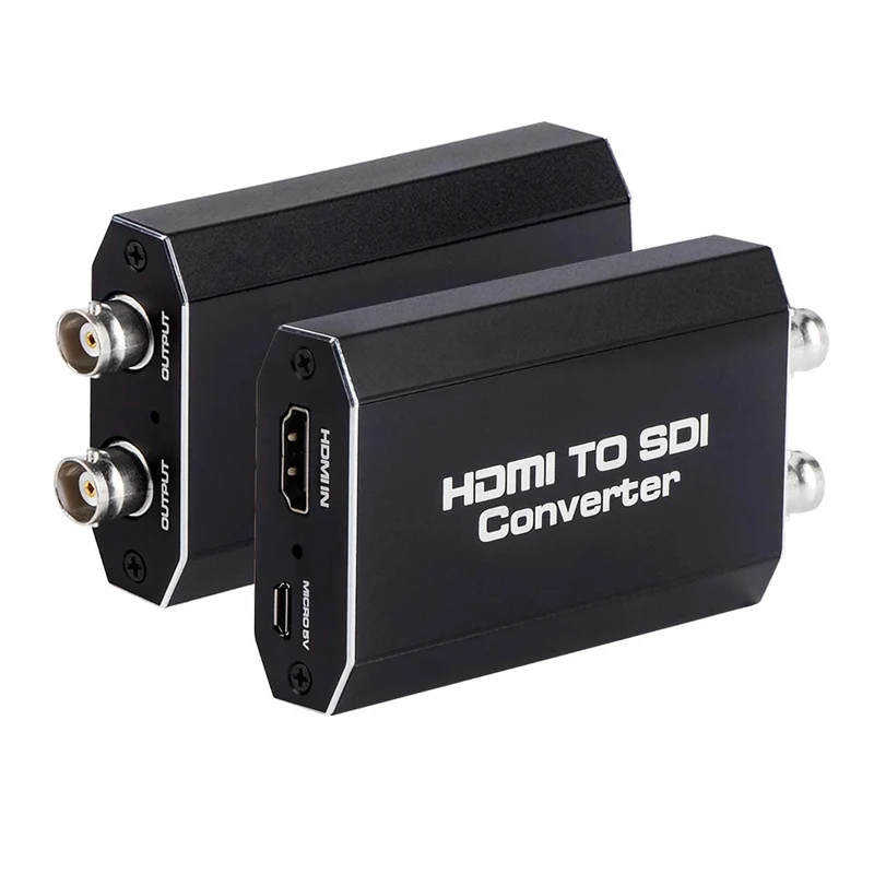 NÖRDIC HDMI till SDI-omvandlare 1080P HD-SDI Automatisk formatdetektering Extender för kamera CCTV