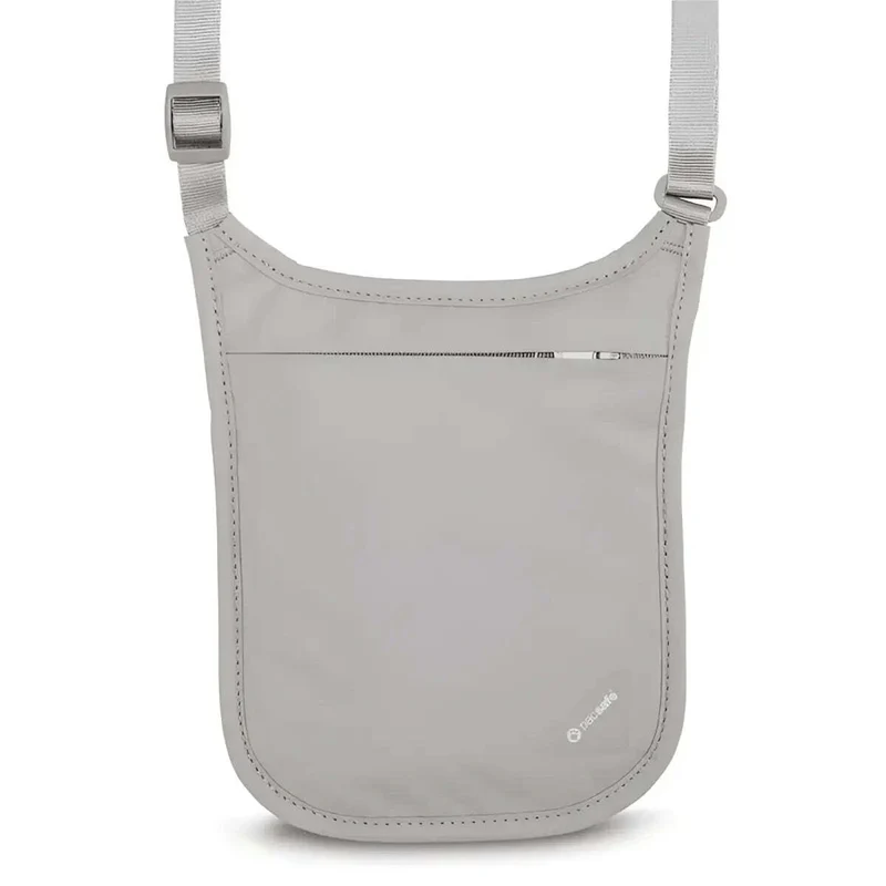 Pacsafe Coversafe V75 RFID Blocking Neck Pouch - Grey